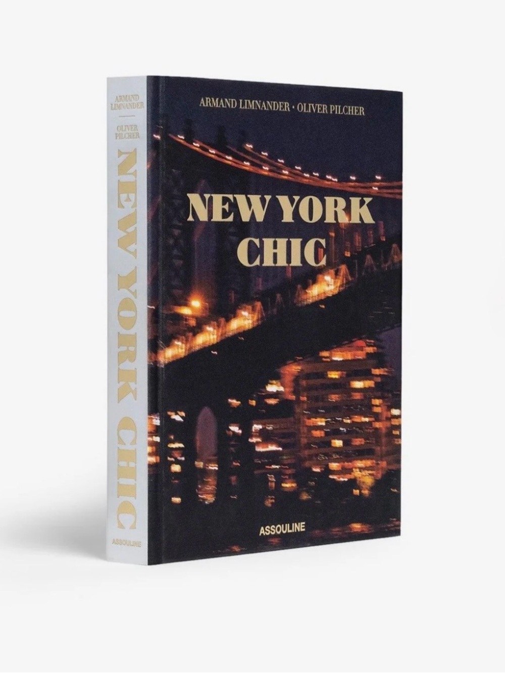Assouline New York Chic Coffee Table Book - Black & Gold Accents